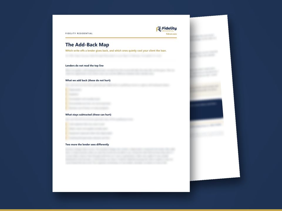 Cover of the guide The Add-Back Map