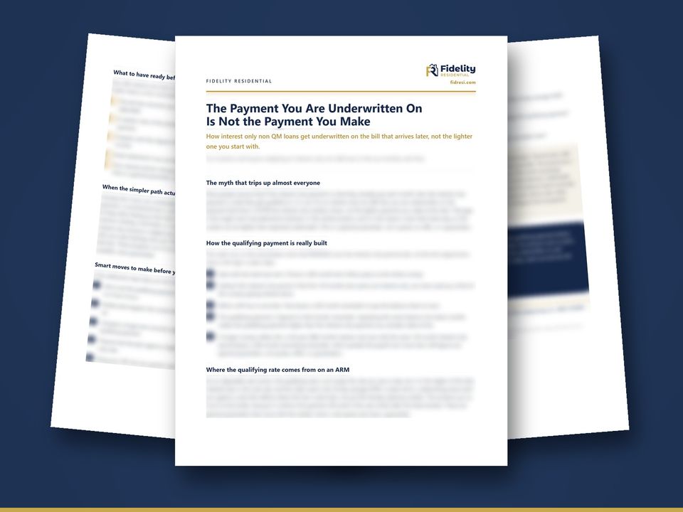 Cover of the guide The Payment You Are Underwritten On Is Not the Payment You Make